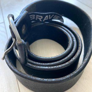 Brave Leather Mens Belt Black
